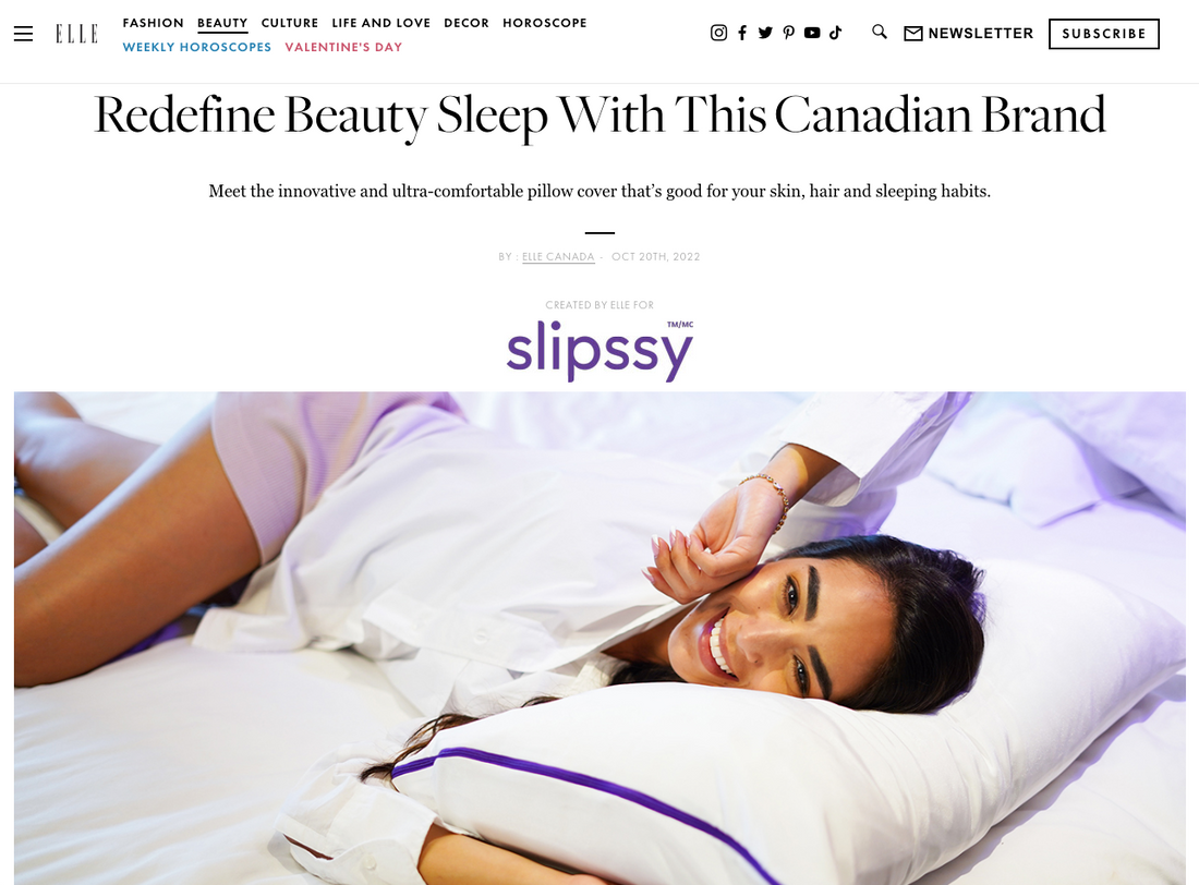 Slipssy Featured in Elle Canada
