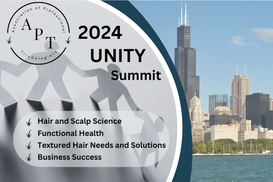 Slipssy at 2024 Unity Summit - Association of Proffessional Trichologists of USA