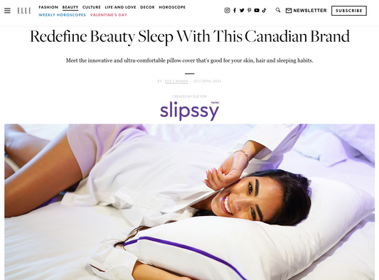 Slipssy Featured in Elle Canada