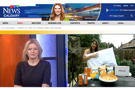 Slipssy Shines on "Niki's Late Summer Styles Segment on CTV Calgary"